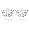 Lotus Crystal Stud Earrings