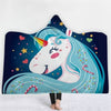 Unicorn Soft Hooded Blanket