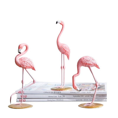 Flamingo Resin Pink Home Decor