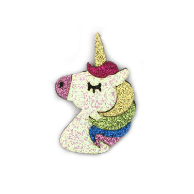 Rainbow Unicorn Glitter Hairpin