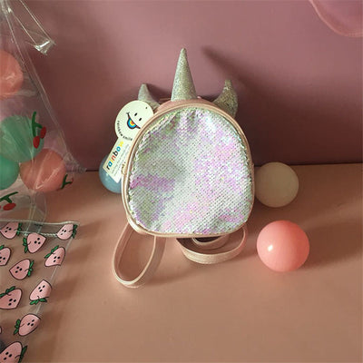 Mini Sequins Unicorn Backpack