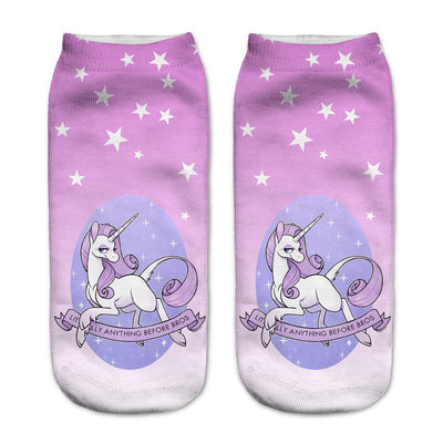 16 Styles Colorful Unicorn Ankle Socks - Well Pick Review