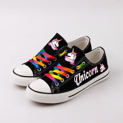 Women Colorful Unicorn Sneakers