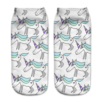 16 Styles Colorful Unicorn Ankle Socks - Well Pick Review