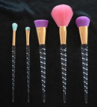 Unicorn Diamond Glitter Makeup Brush Set