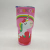 Unicorn Christmas Flamingo Thermos Cup
