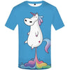 Unicorn Rainbow Fart T-Shirt