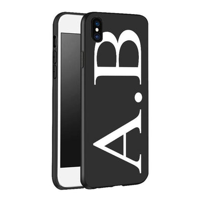 Personalized Black Soft Phone Case