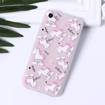 Unicorn Rainbow Cartoon Phone Case