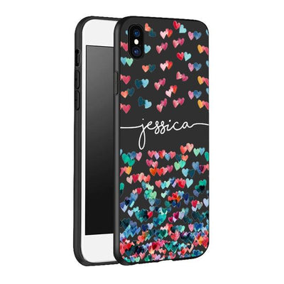 Personalized Black Soft Phone Case