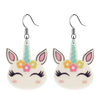 Hair Bow Unicorn Earrings