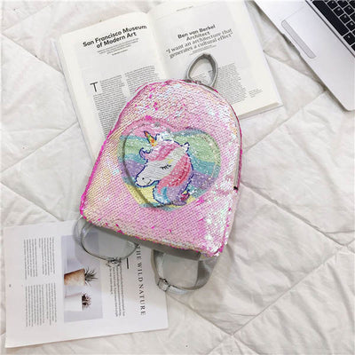 Sequin Unicorn Mini Backpack