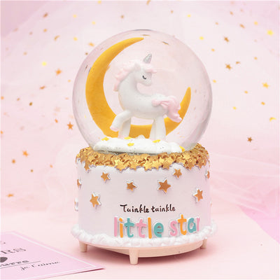 Twinkle Unicorn Crystal Music Box