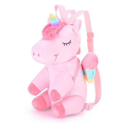 3D Unicorn Plush Backpack