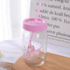 Unicorn Straw Cup With Lid