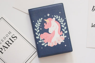 Cute Unicorn Passport Cover