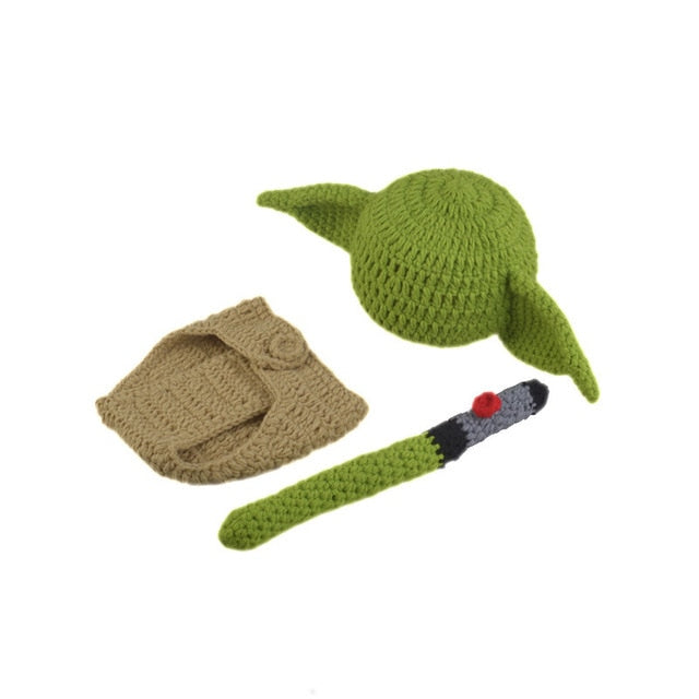 Crochet Baby Yoda Outfit - Well Pick