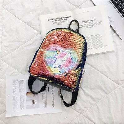 Sequin Unicorn Mini Backpack