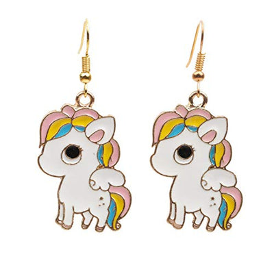 Cute Fluffy Unicorn Earrings