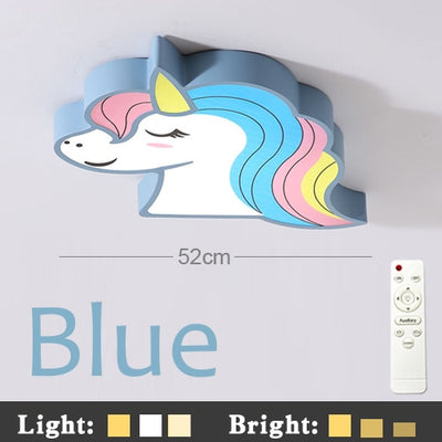 Colorful Unicorn Ceiling Lamp