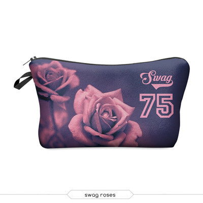 New Fashion 3D Printing Lady's Makeup Bags