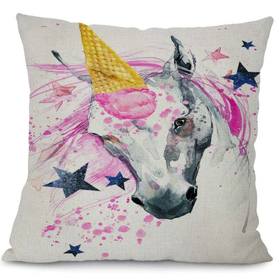 Unicorn Patterns Pillow Case