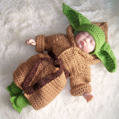 Crochet Baby Yoda Outfit