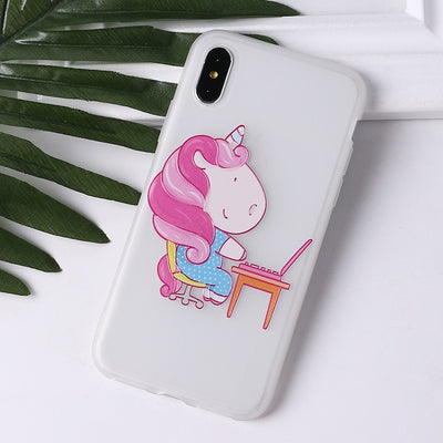 Unicorn Fluffy iPhone Case