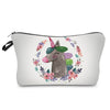 Flower Unicorn Cosmetic Bag