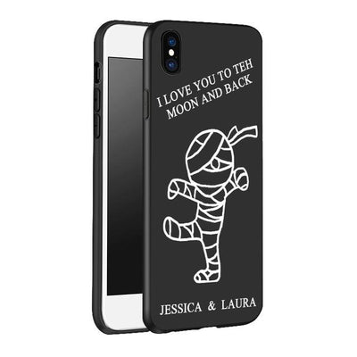 Personalized Black Soft Phone Case