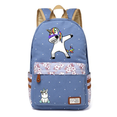 Colorful Unicorn Canvas Backpack - Well Pick Review