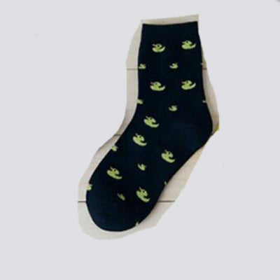 Cartoon Duck Pattern Short Socks