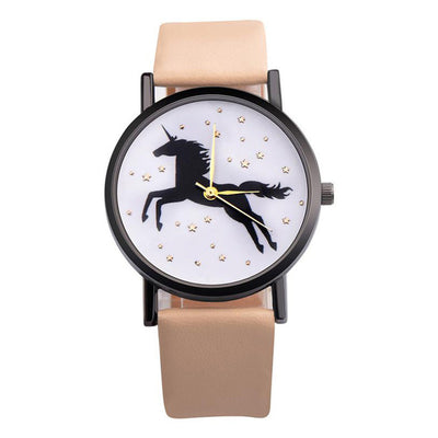 Gold Star Unicorn Wrist Watch