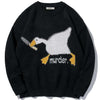 Murderer Duck Knitted Sweater