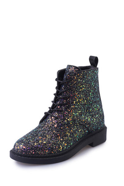 Autumn Glitter Lace-up Boots - Well Pick Review