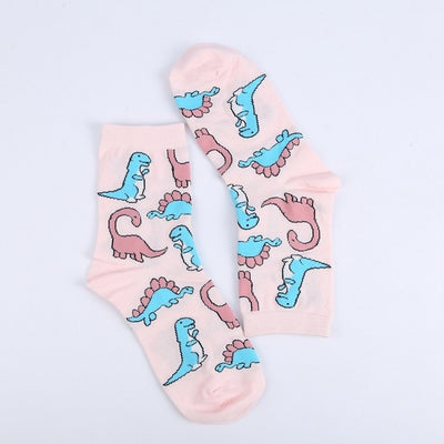 Harajuku Dinosaur Socks