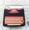 Typewriter Leather Shoulder Bag