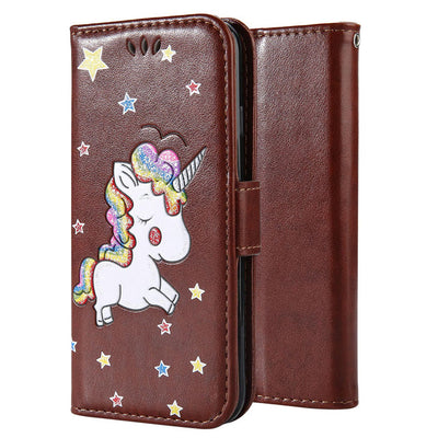 Unicorn Wallet Leather Case