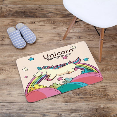 Cartoon Unicorn Doormat - Collections - Well Pick Review