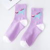 Cute Unicorn Cotton Socks