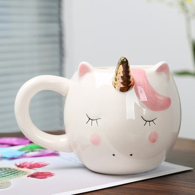 Cartoon Unicorn Colorful Ceramic Mug