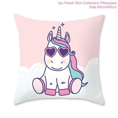 Unicorn Decorative Pillowcase