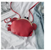 Cute Crab PU Leather Crossbody Bag