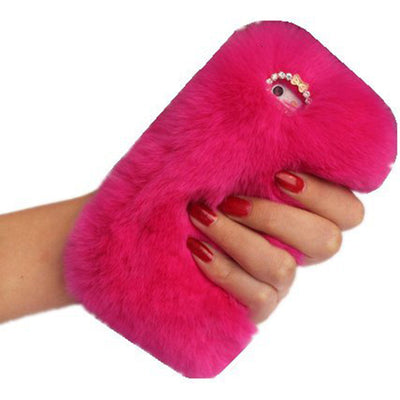Pink Fluffy Fur Phone Case