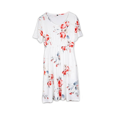 Floral Mom and Daughter Family Dress