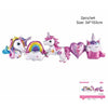Rainbow Unicorn Foil Balloon Party Decoration