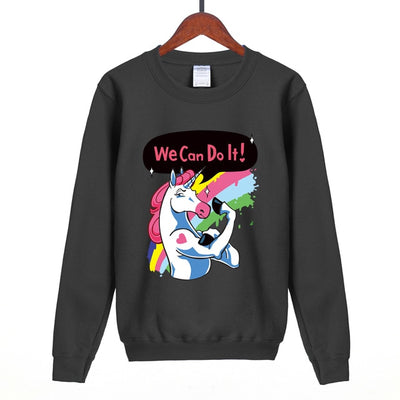 "We Can Do It" Unicorn Sweatshirt - Well Pick Review