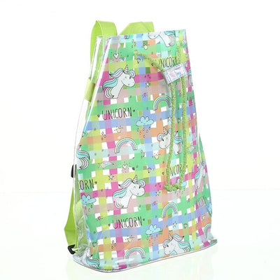 Unicorn Transparent Drawstring Bag