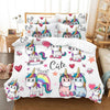 Cute Magic Unicorn Bedding Set