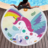 Colorful Unicorn Round Beach Towel - Well Pick Review